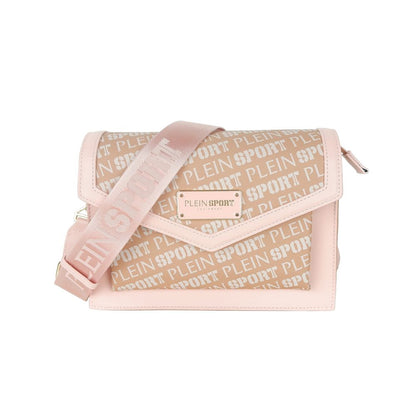 Pink Polyamide Women Crossbody Bag