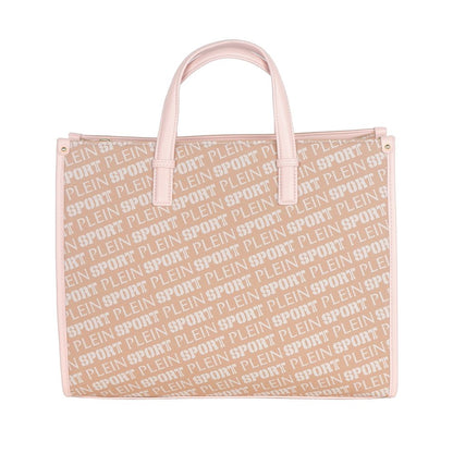 Pink Polyamide Women Shoulder Bag