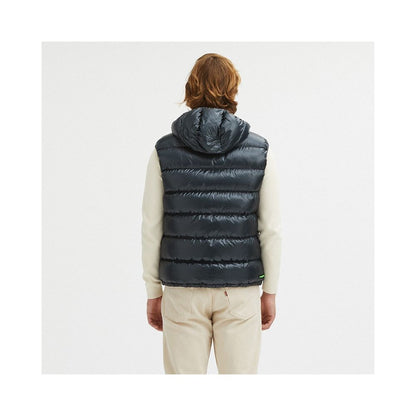 Gray Nylon Men's Reversible Vest