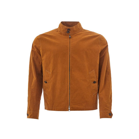 Elegant Brown Polyamide Jacket for Men