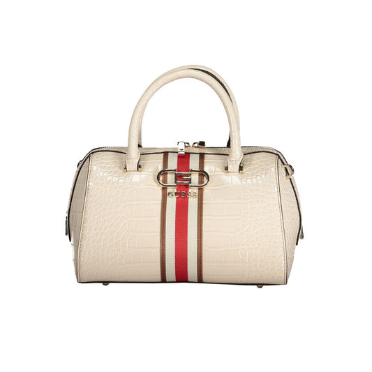 Beige Polyethylene Handbag