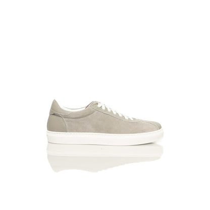 Gray Leather Men's Sneaker