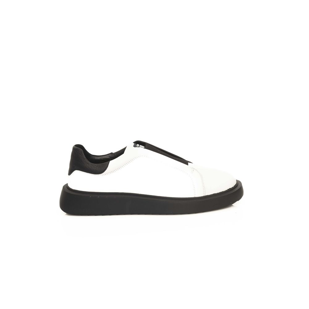 White Leather Men Sneaker