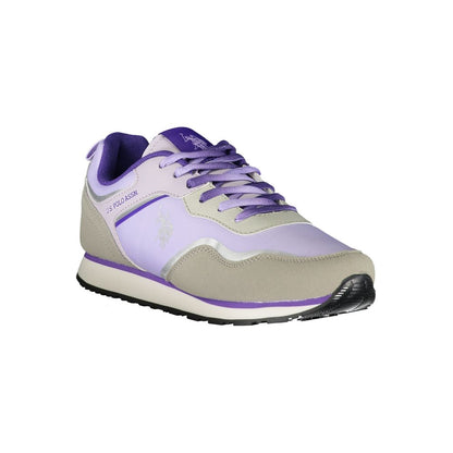 Purple Polyester Sneaker