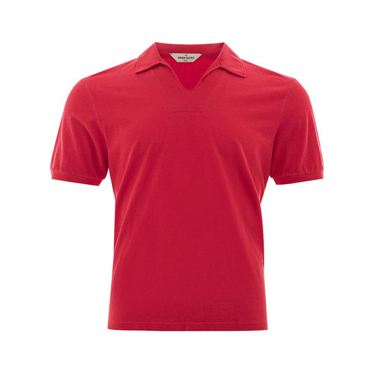 Fuchsia Cotton Polo Elegance