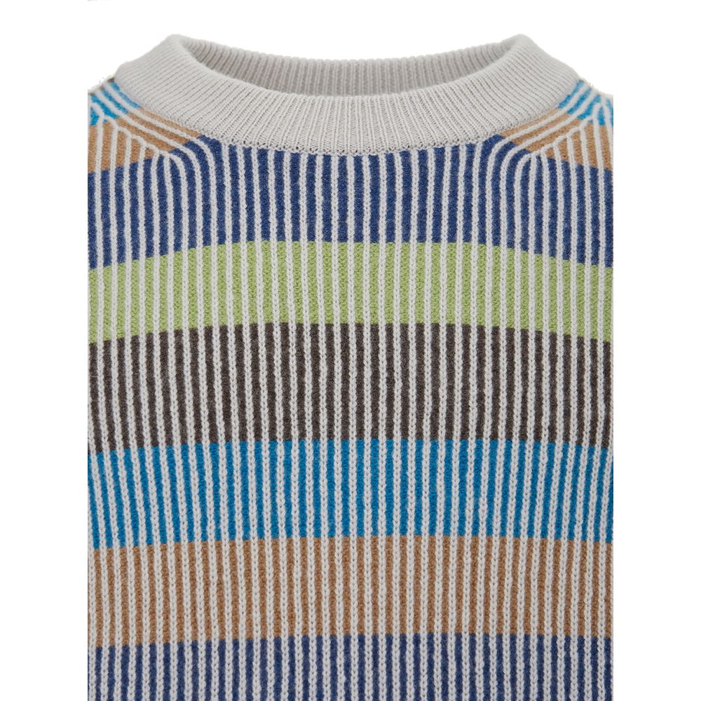 Elegant Multicolor Cashmere Sweater for Men