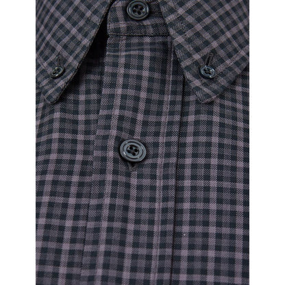 Multicolor Cotton Chic Men's Shirt