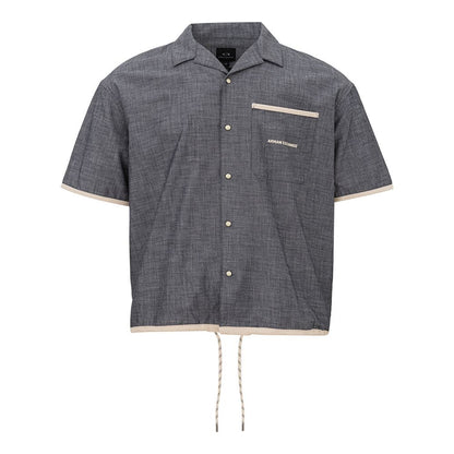 Sleek Cotton Blue Shirt for Men