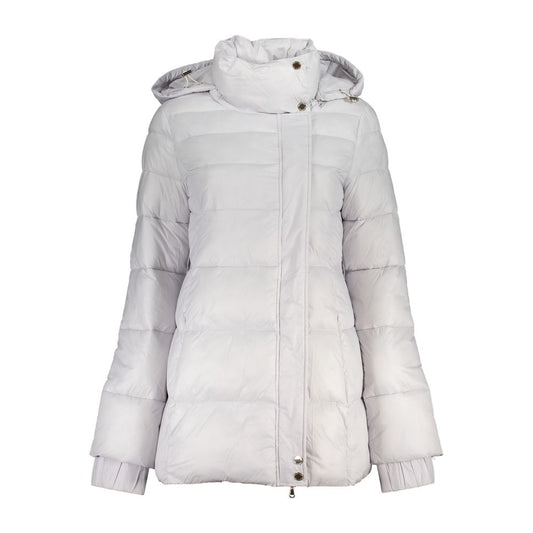 White Polyamide Jackets & Coat