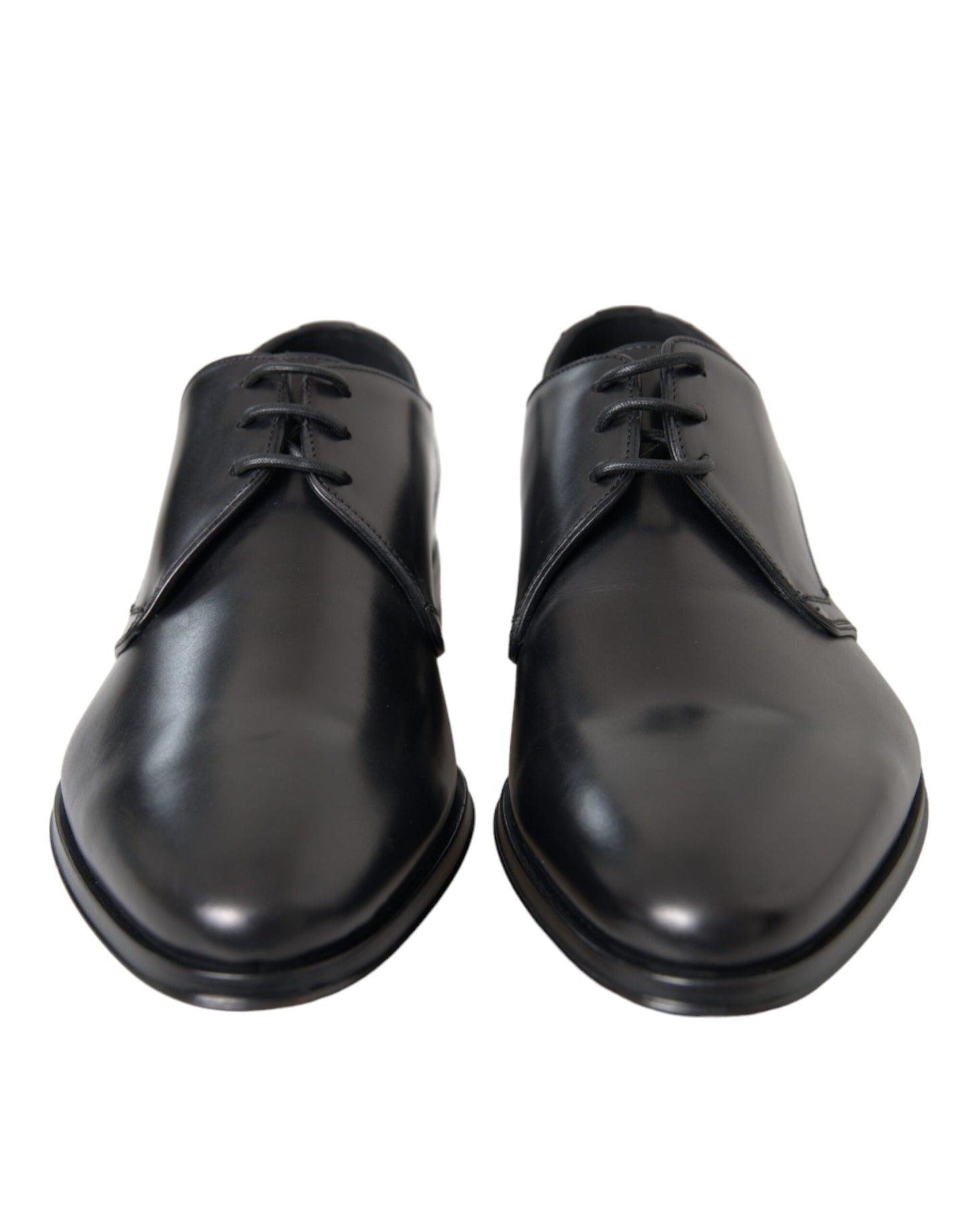 Black Leather Derby Formal Dress Men Shoes