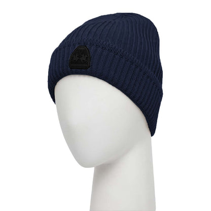 Blue Acrylic Men's Beanie