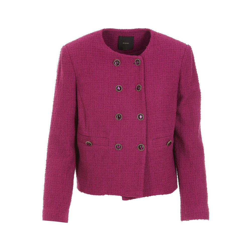 Fuchsia Cotton Suits & Blazer