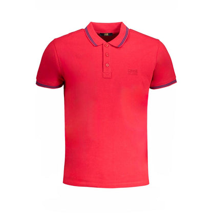 Red Cotton Polo Shirt