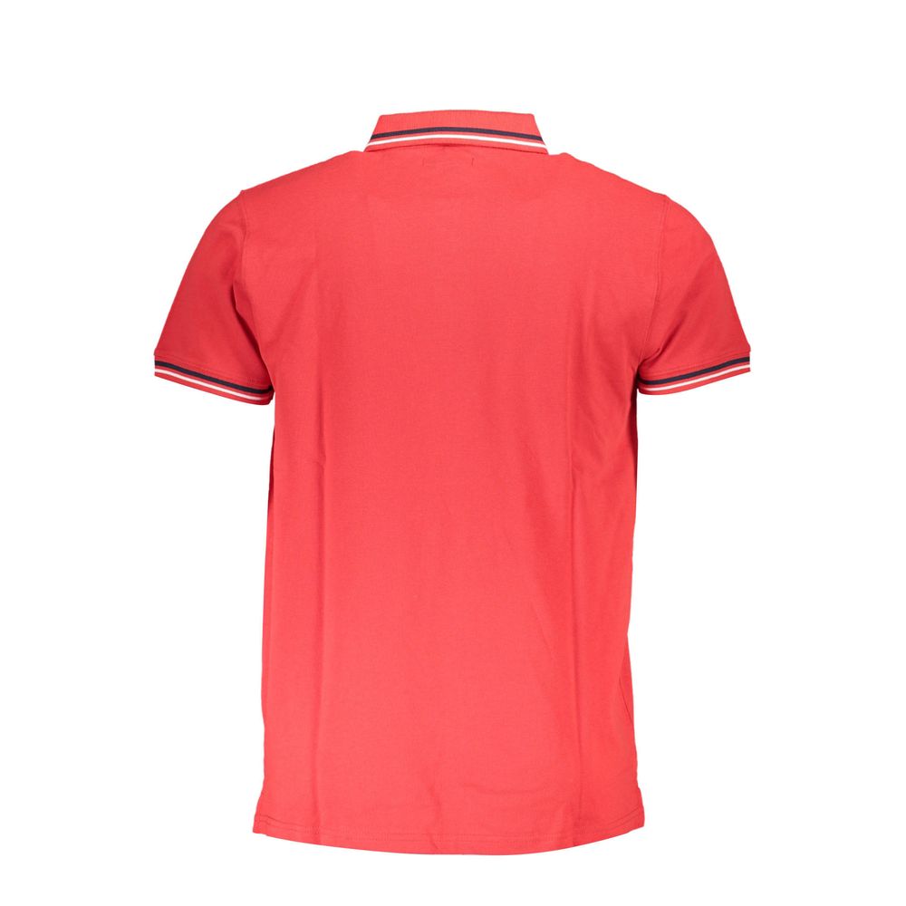 Red Cotton Polo Shirt