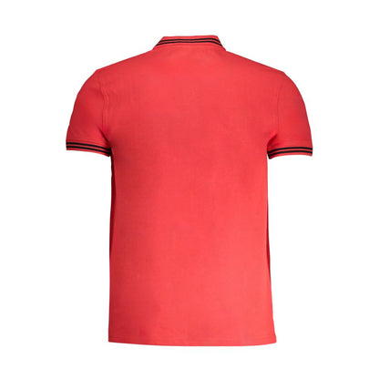 Red Cotton Polo Shirt