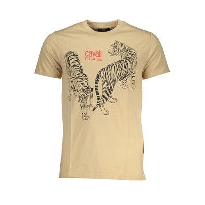 Beige Cotton T-Shirt