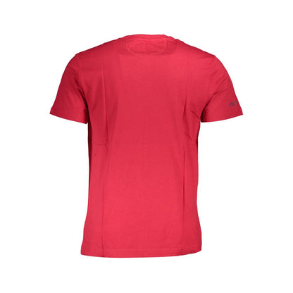 Red Cotton Men T-Shirt