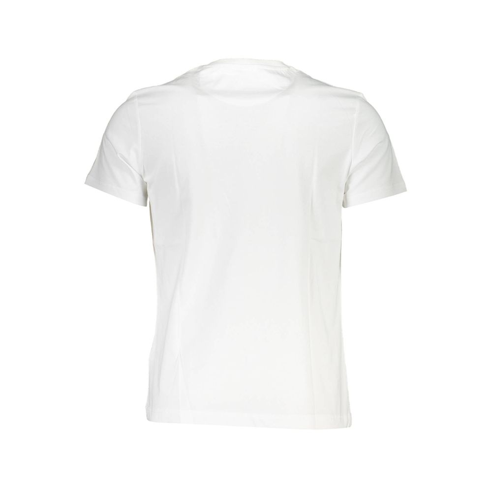 White Cotton Men T-Shirt