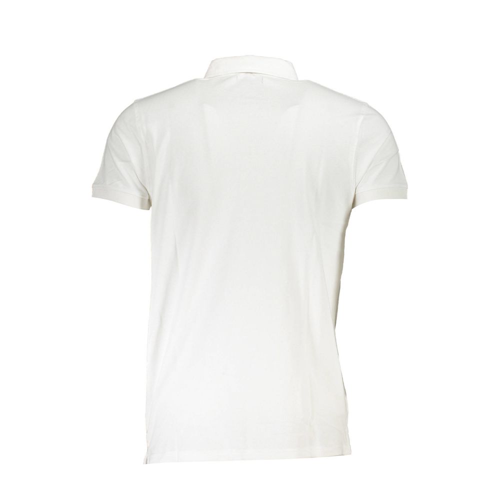 White Cotton Polo Shirt