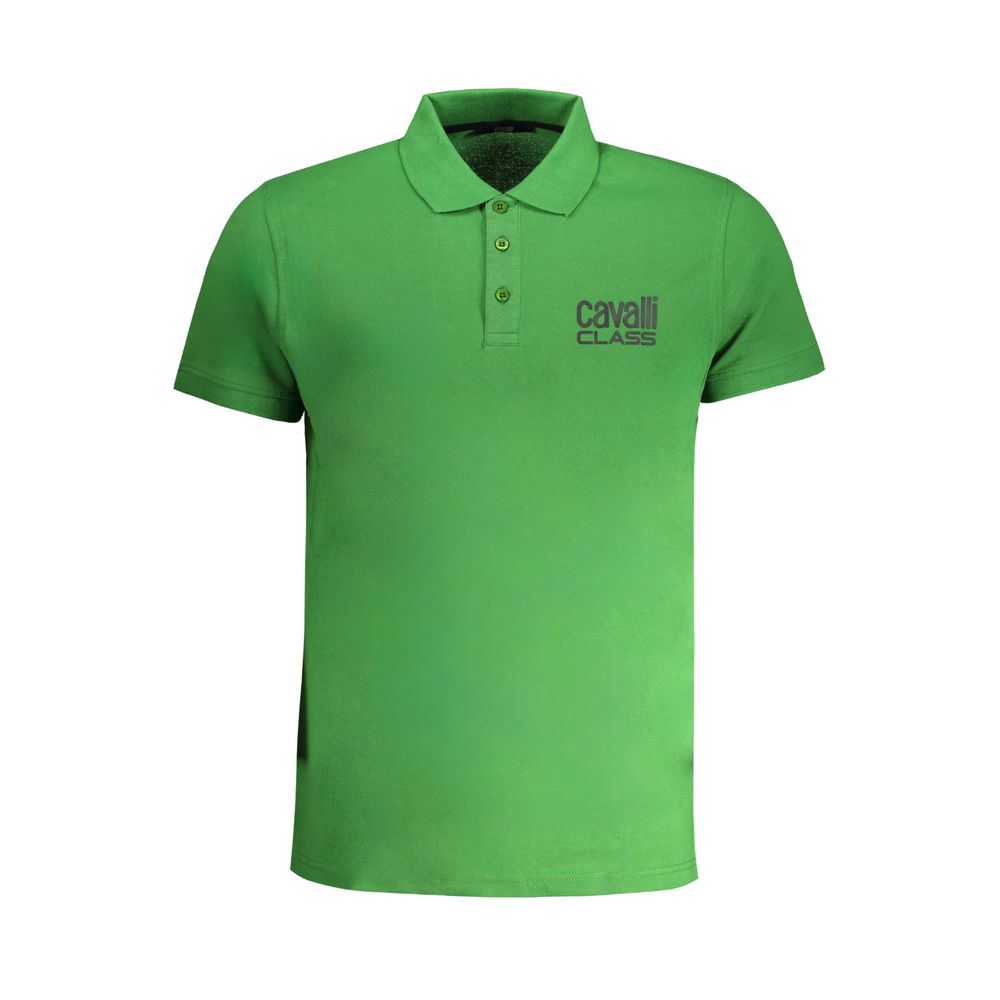 Green Cotton Polo Shirt