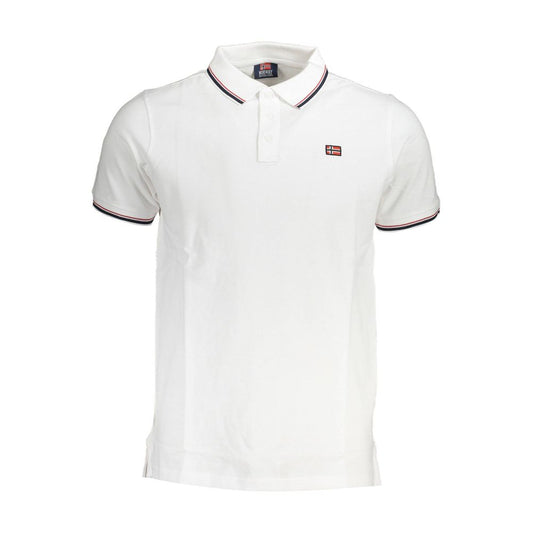 White Cotton Polo Shirt