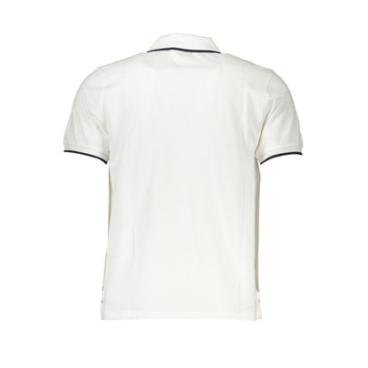 White Cotton Polo Shirt