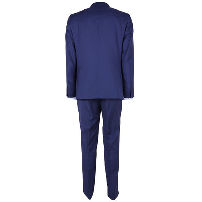 Elegant Gentlemen's Navy Blue Two-Piece Suit