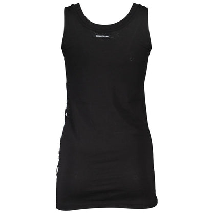 Black Cotton Women Top