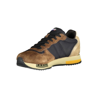 Brown Polyester Sneaker