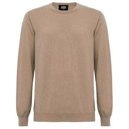 Brown Wool Vergine Sweater