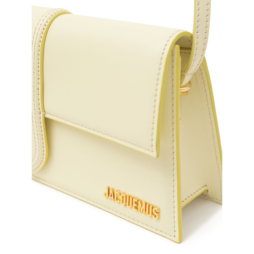 Yellow Leather Shoulder Bag