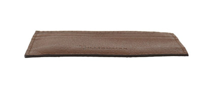 Elegant Leather Men's Wallet in Brown