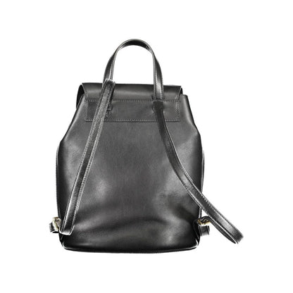 Black Leather Backpack