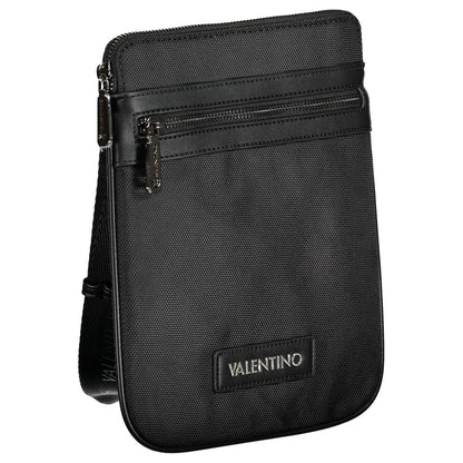 Black Polyester Shoulder Bag