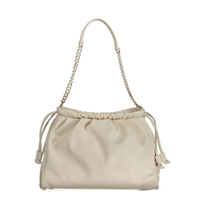 Beige Polyethylene Handbag