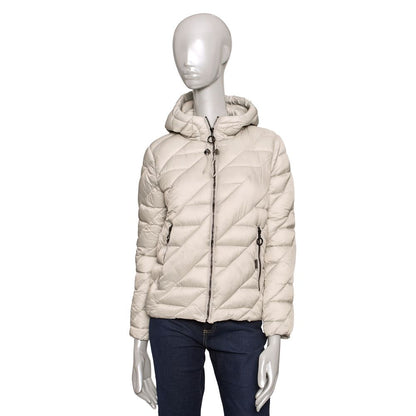 Silver Polyester Women Jacket