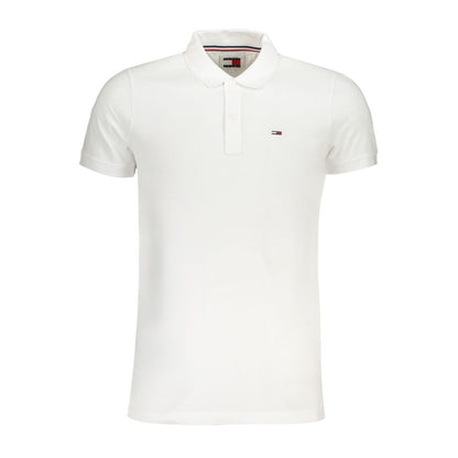 White Cotton Polo Shirt