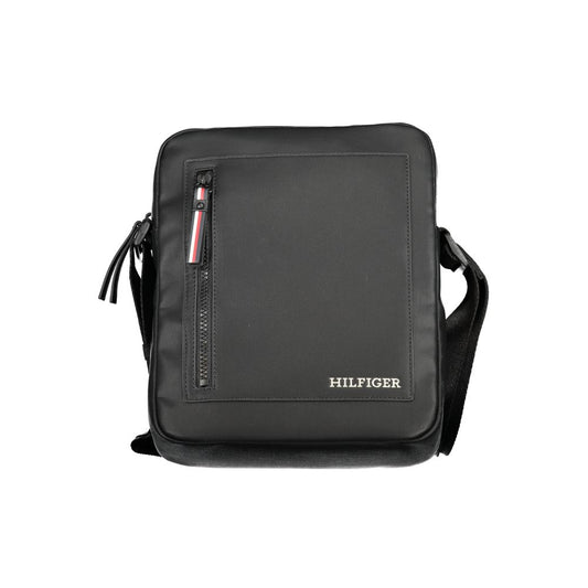 Black Polyethylene Shoulder Bag