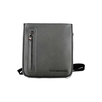 Black Polyethylene Shoulder Bag