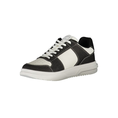 Black Polyester Sneaker