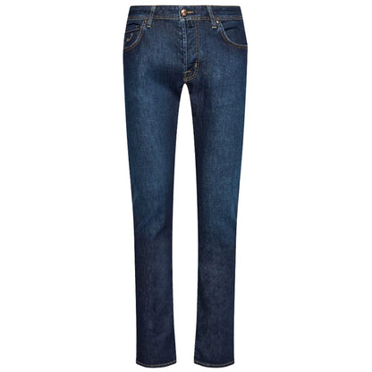 Blue Cotton Jeans & Pant