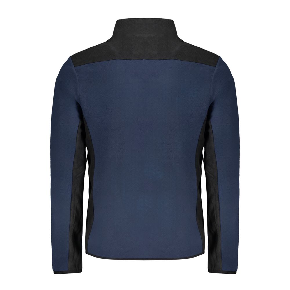 Blue Polyester Men Sweater