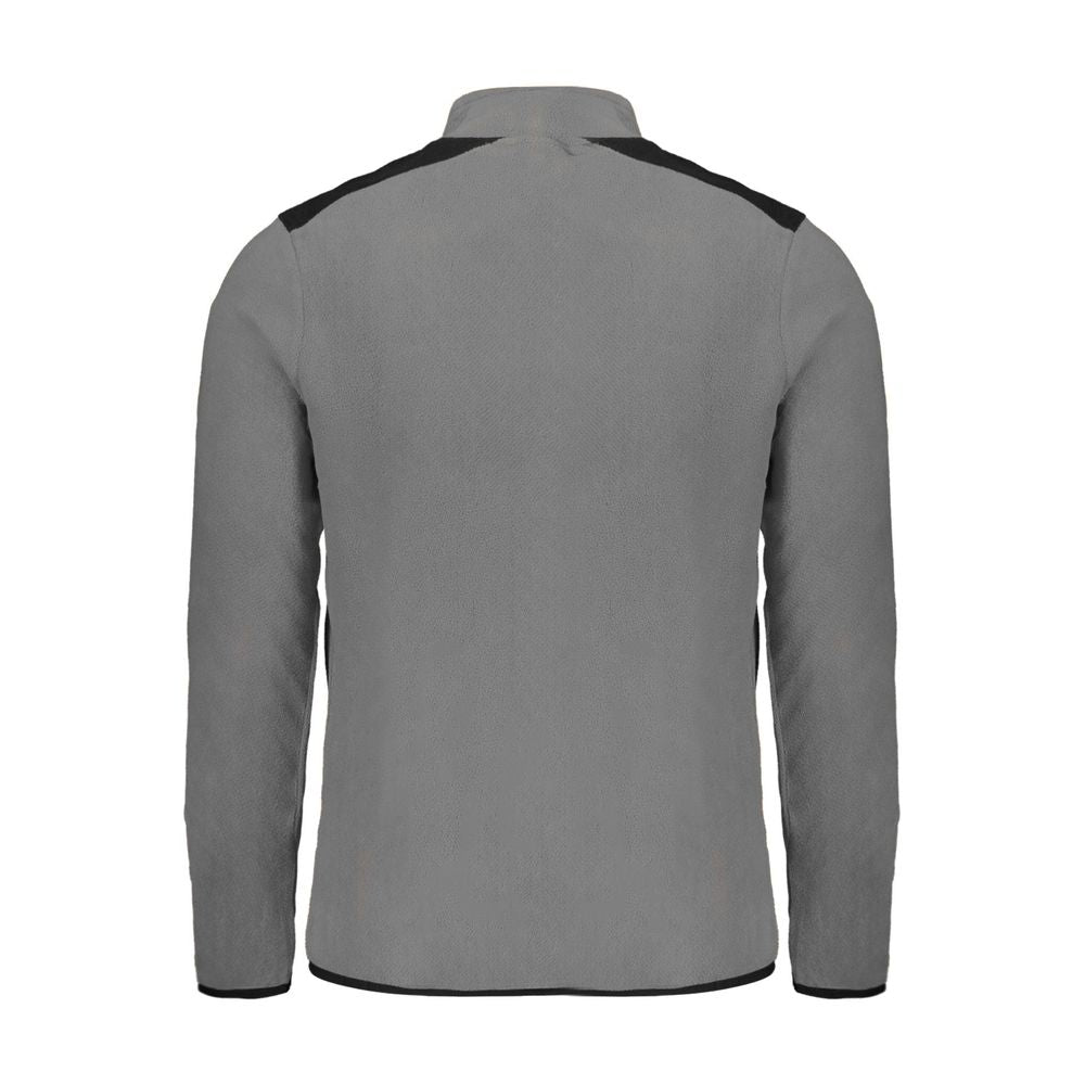 Gray Polyester Men Sweater