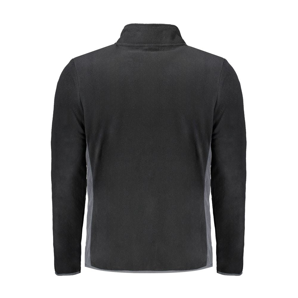 Black Polyester Mens Sweater