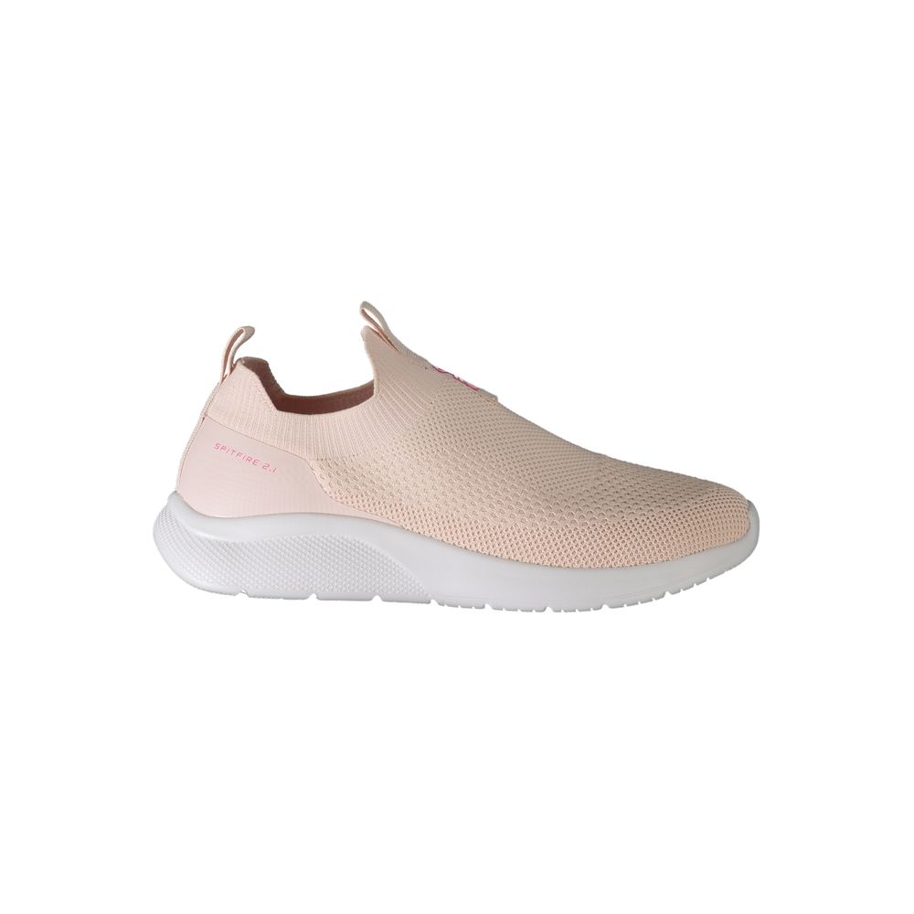 Pink Polyester Women Sneaker