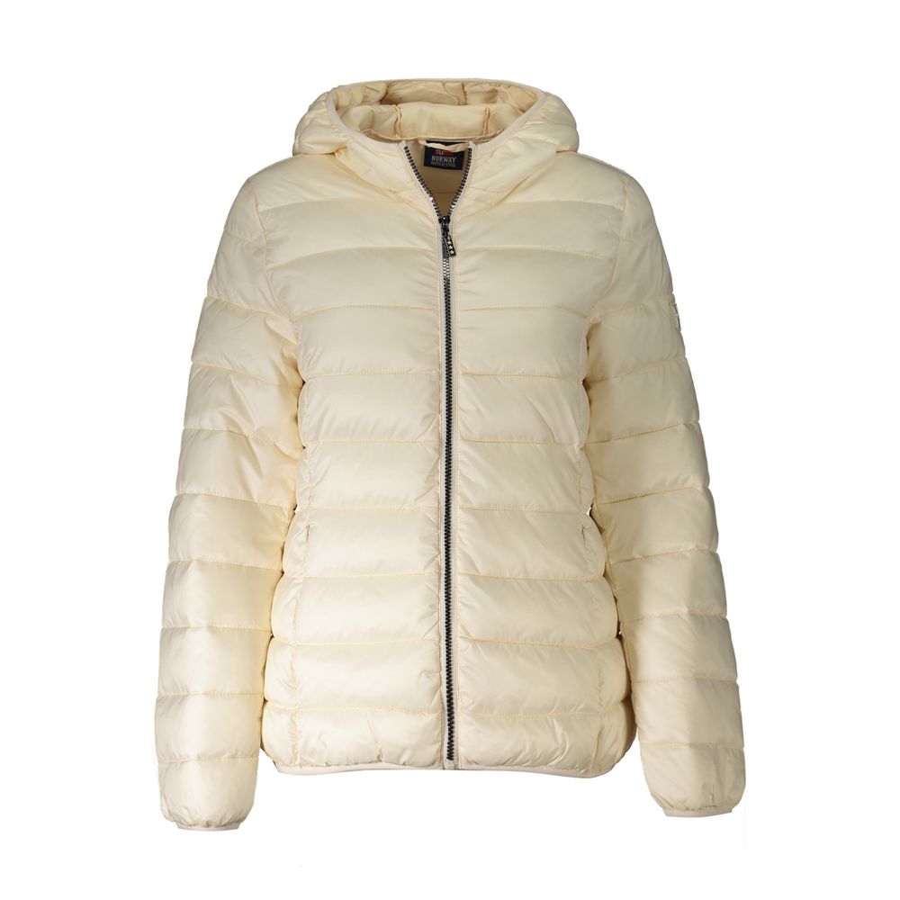 Beige Polyamide Women Jacket