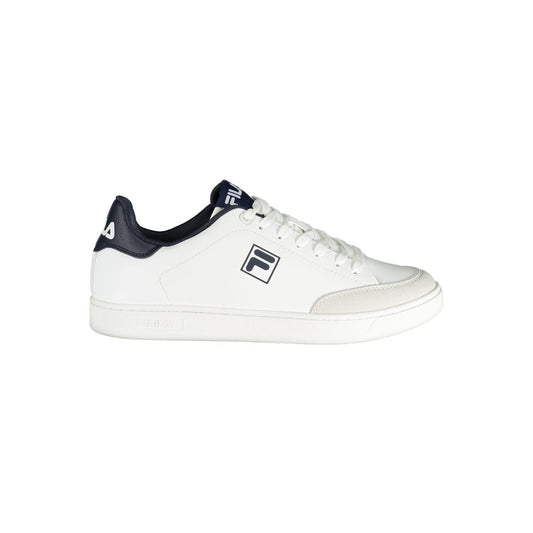 White Polyester Sneaker