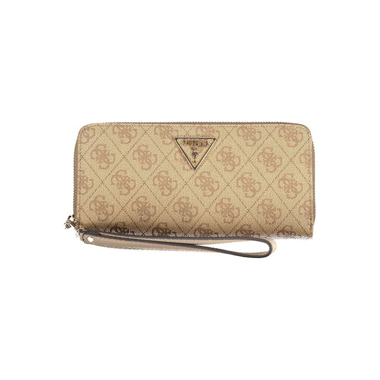 Beige Polyethylene Wallet