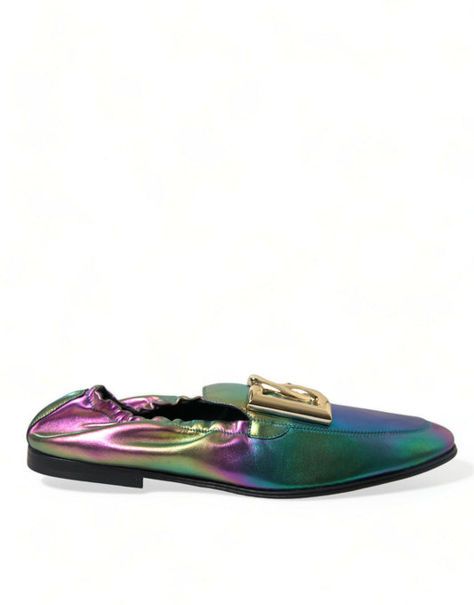 Elegant Iridescent Loafers for Gents