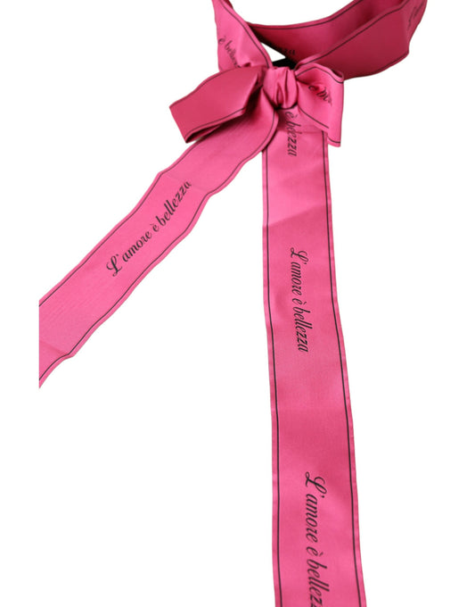 Pink L'Amore E'Bellezza Waist Belt